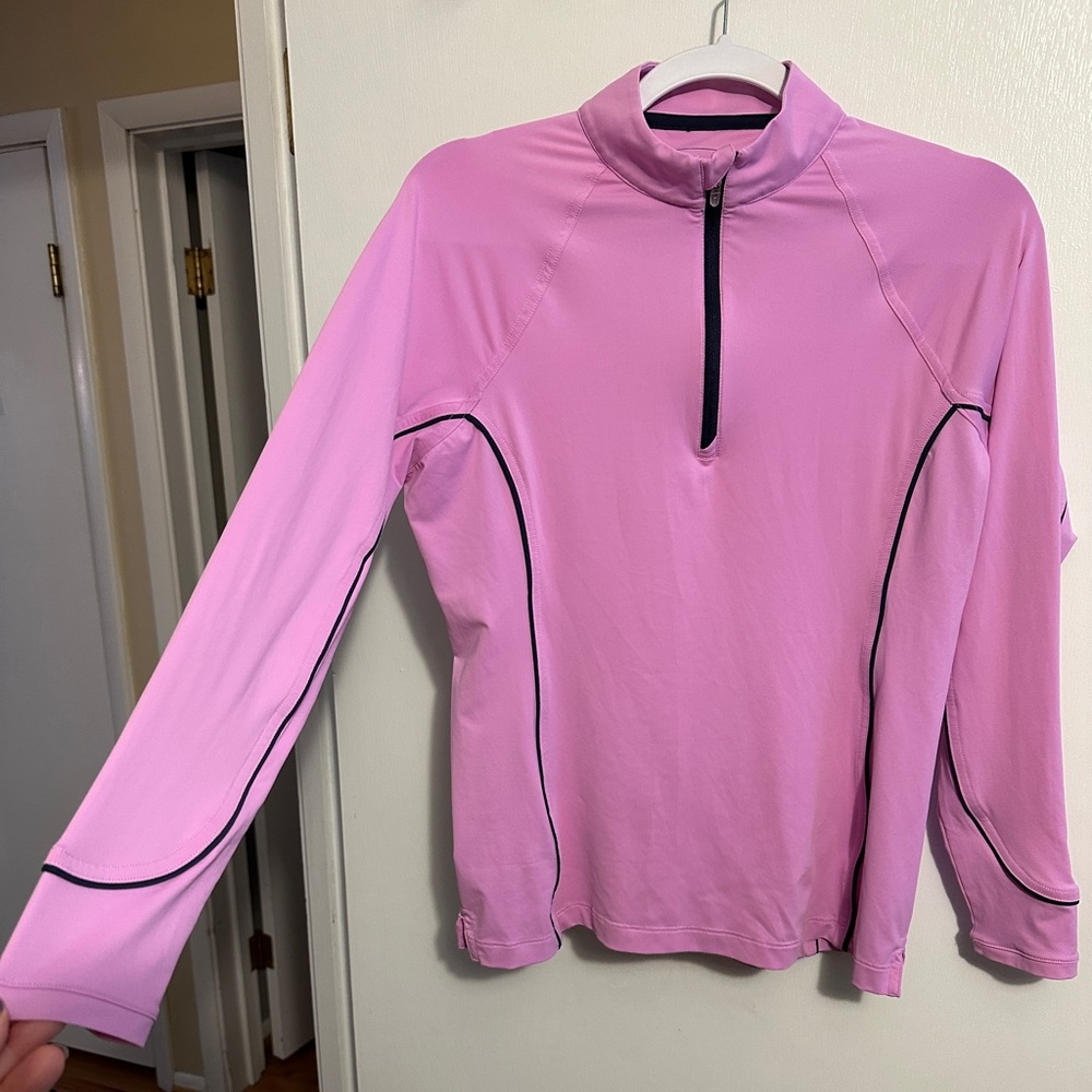 Peter Millar Lightweight Sun Comfort Base Layer Womens Small Purple LF20EK07